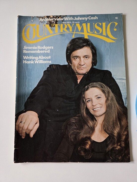 country music Magazine Other - Vintage 1970s Country Music Magazine May 1973 Johnny Cash Cover